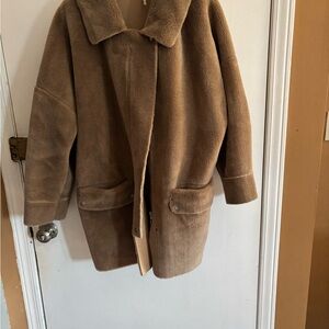Brown Faux Fur Coat